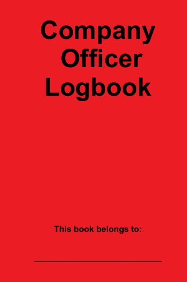 Company Officer Logbook