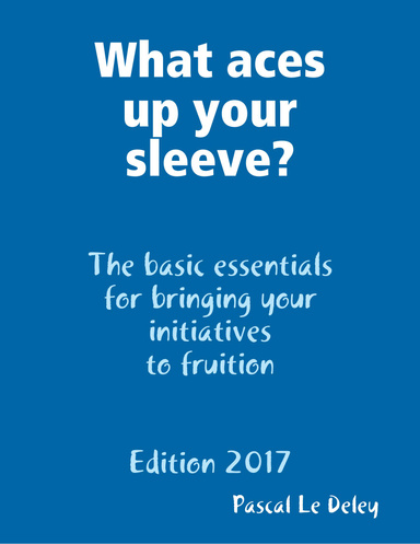What aces up your sleeve? - The basic essentials for bringing your initiatives to fruition - Edition 2017