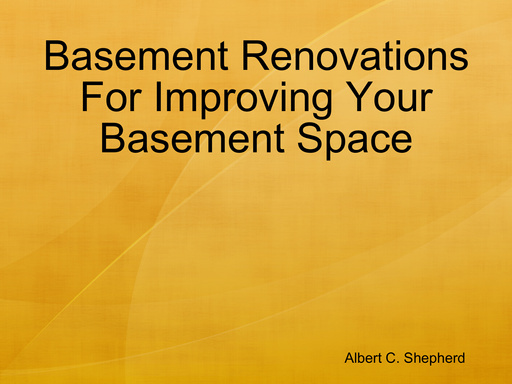 Basement Renovations For Improving Your Basement Space
