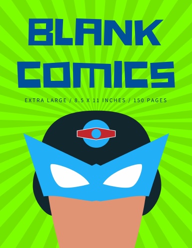 Blank Comics (Large, 150 Pages, Spiral Bound)