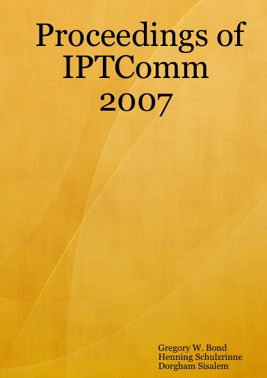 Proceedings of IPTComm 2007