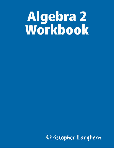 Algebra 2 Workbook