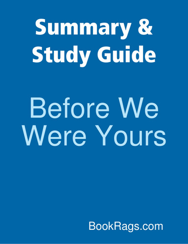 Summary & Study Guide: Before We Were Yours