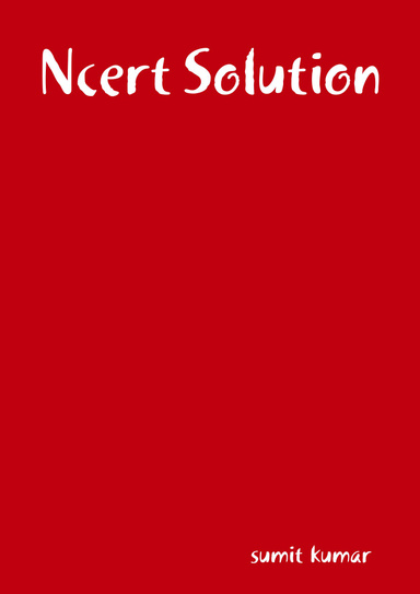 Ncert Solution