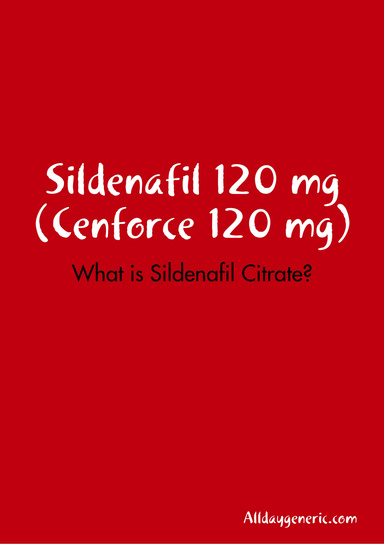 Sildenafil Citrate 120mg Cenforce