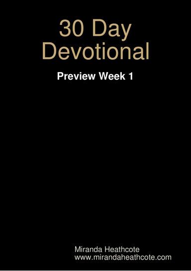 30 Day Devotional Preview