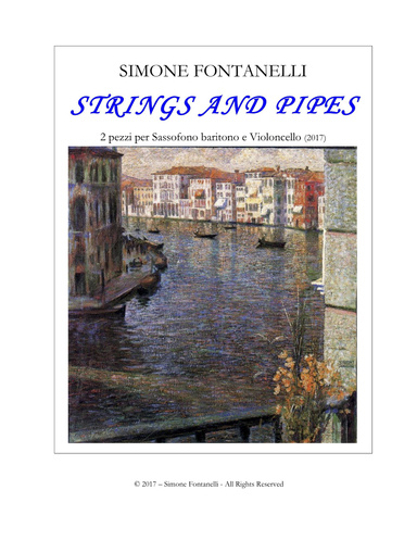 Simone Fontanelli - STRINGS AND PIPES - 2 pezzi per sassofono e violoncello - Music score