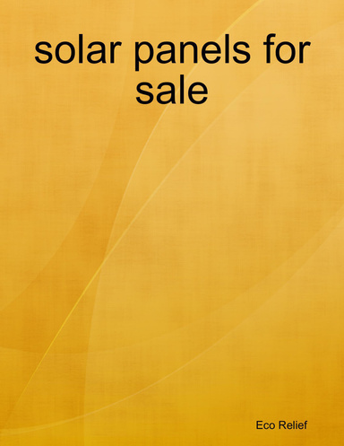 solar panels for sale