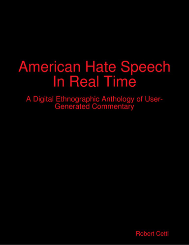 American Hate Speech In Real Time