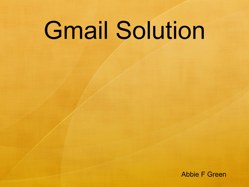 Gmail Solution