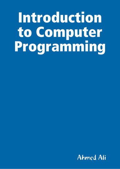 Introduction to Computer Programming