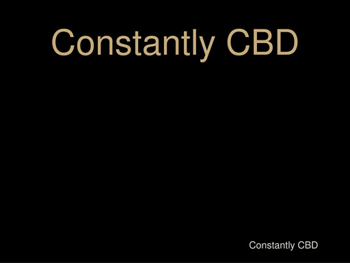 Constantly CBD