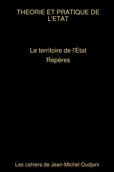 Le territoire de l'Etat