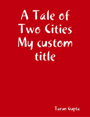 A Tale of Two Cities
