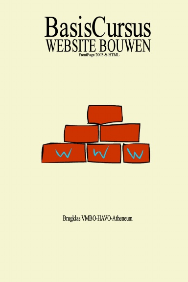 BasisCursus website bouwen, brugklas VMBO/HAVO/VWO