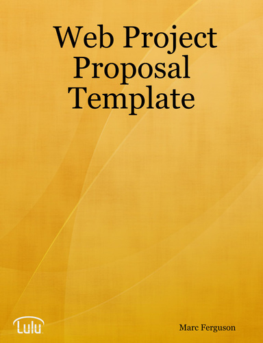 Web Project Proposal Template