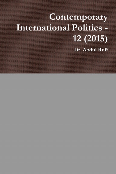 Contemporary International Politics - 12 (2015)