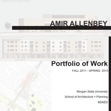 Amir Allenbey's Morgan State Portfolio