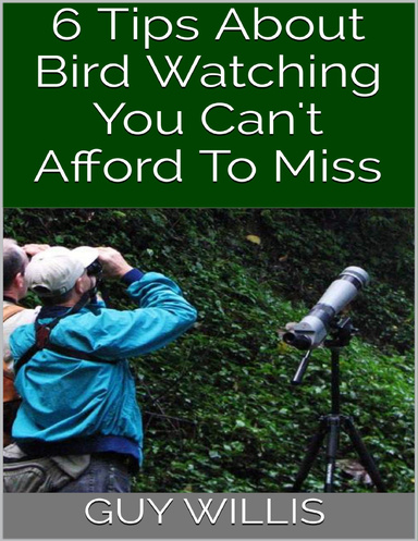 6 Tips About Bird Watching You Can't Afford to Miss