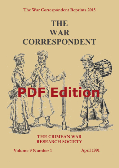 The War Correspondent Vol. 9 No.1 April 1991