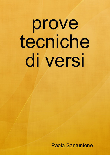 prove tecniche di versi