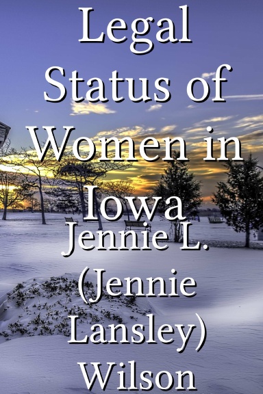 Legal Status of Women in Iowa