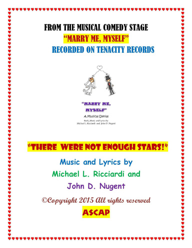 There Were Not Enough Stars - Sheet Music Ebook
