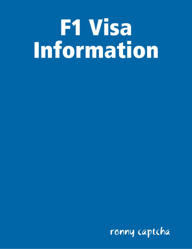 F1 Visa Information