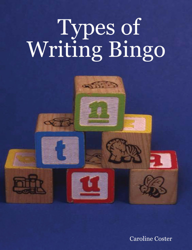 Types of Writing Bingo