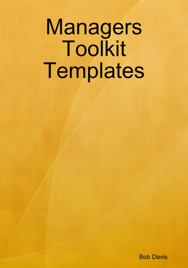 Managers Toolkit Templates