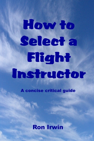 How to Select a Flight Instructor