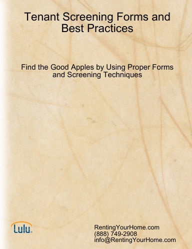 Tenant Screening Forms and Best Practices