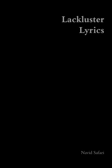 Lackluster Lyrics