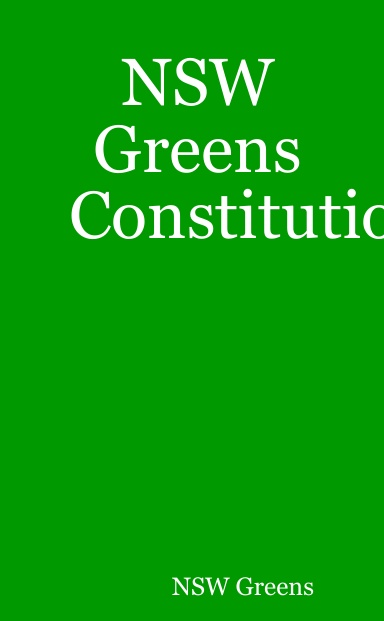 NSW Greens Constitution