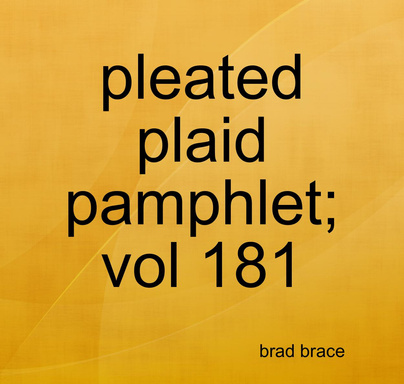 pleated plaid pamphlet; vol 181