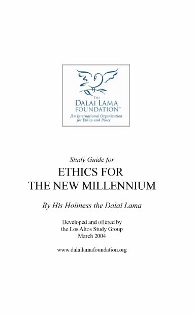 Study Guide- Ethics for the New Millennium (Pocket sized)