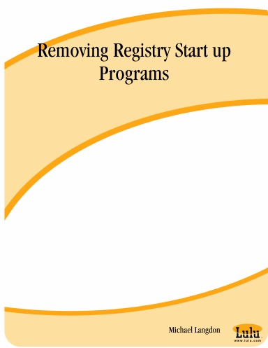 Removing Registry Start up Programs