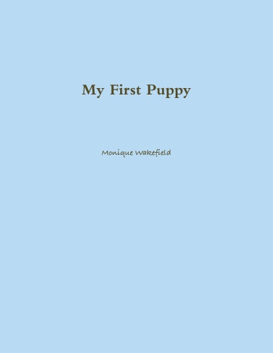 My First Puppy