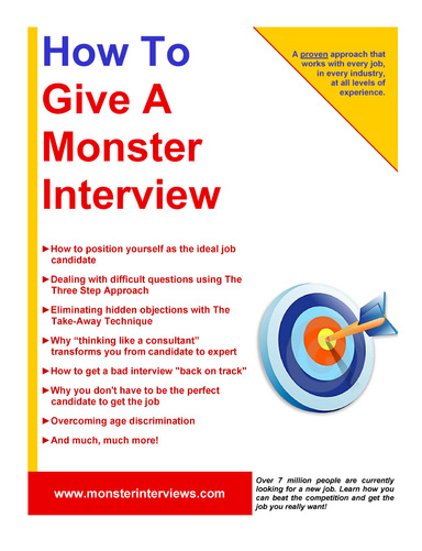 How To Give A Monster Interview