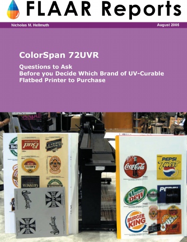 ColorSpan UV evaluation