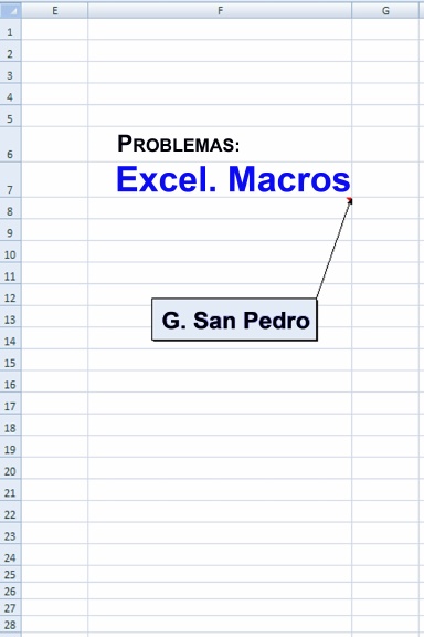 Problemas: Excel Macros