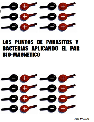 LOS PUNTOS DE PARASITOS Y BACTERIAS APLICANDO EL PAR BIO-MAGNETICO