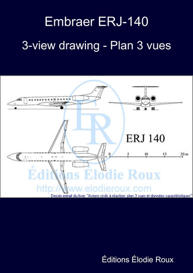 3-view drawing - Plan 3 vues - Embraer ERJ-140