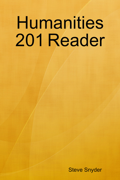 Humanities 201 Reader