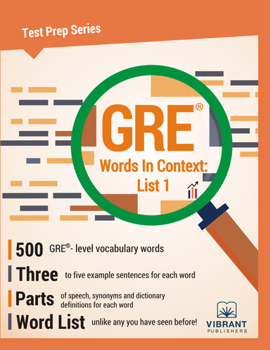 Gre Words In Context: List 1