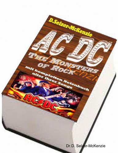 ACDC - mit Notenbuch aller ihrer Songs