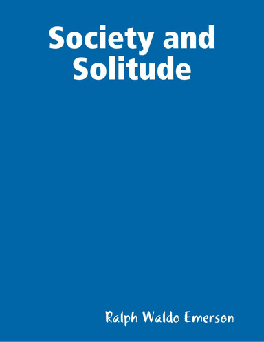 Society and Solitude