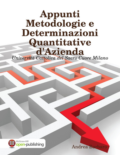 Appunti Metodologie e Determinazioni Quantitative d'Azienda