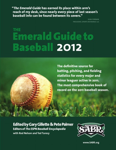 Emerald Guide to Baseball, 2012