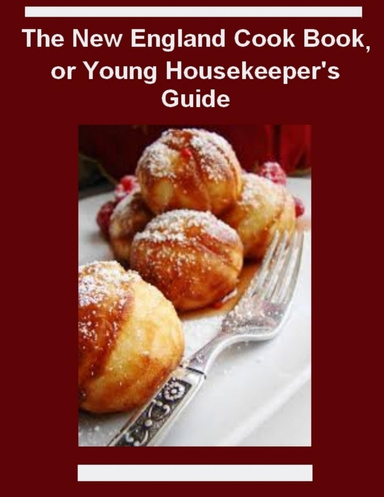 The New England Cook Book, or Young Housekeeper's Guide (Illustrated)